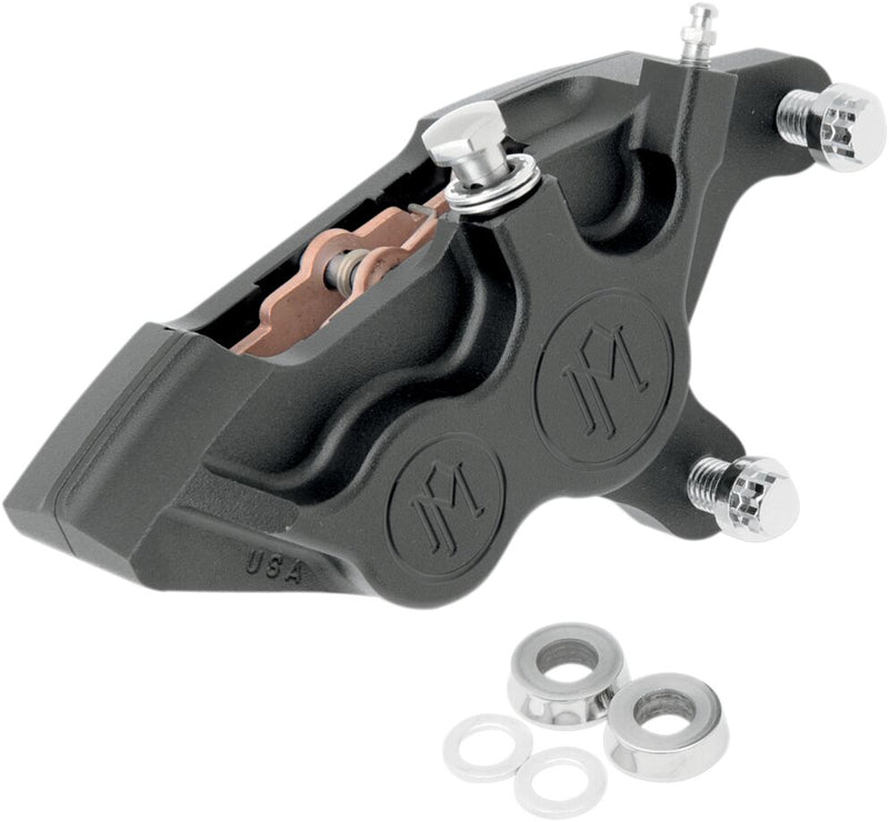 Four-Piston Differential-Bore Caliper Dyna,
Softail,
Classic,
Sportster,
Touring,
V-Rod