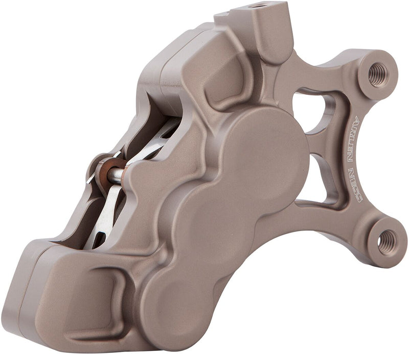Arlen Ness 14 in. Front Titanium Right 6 Piston Brake Caliper for Various Various Harley-Davidson Motorcycles (See Fitment List)