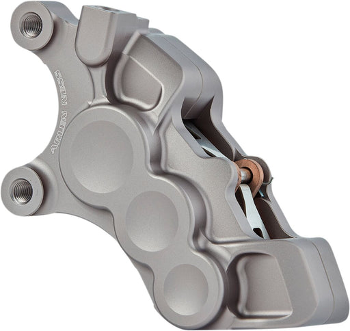 Arlen Ness Titanium 11.8 in. Front Right 6 Piston Brake Caliper for 2009-2021 Harley-Davidson Touring and 2006-2017 Harley-Davidson Softail Motorcycles #02-218