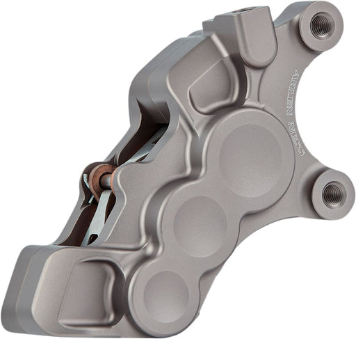 Arlen Ness Titanium 11.8 in. Front Right 6 Piston Brake Caliper for 2009-2021 Harley-Davidson Touring and 2006-2017 Harley-Davidson Softail Motorcycles #02-219