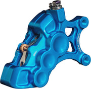 Arlen Ness 11.8 in. Front Right Blue 6-Piston Brake Caliper for Various Various Harley-Davidson Motorcycles (See Fitment List) #02-227