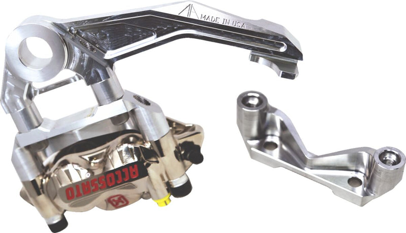 Alloy Art Raw Multi Brake Caliper Mount for 2009-2026 Harley-Davidson Touring Motorcycles