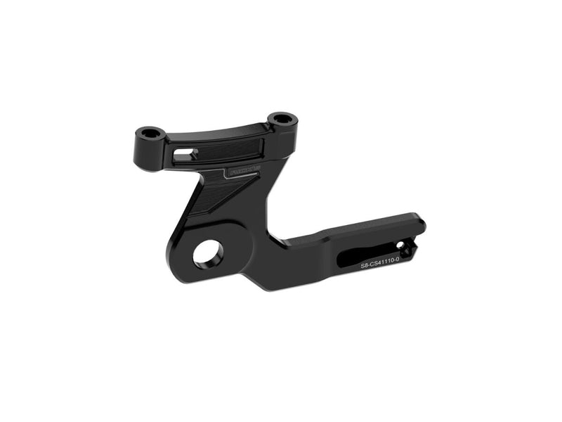 Rick's Motorcycles REAR BRAKE RADIAL CALIPER ADAPTER for 2018-2024 Harley-Davidson Caliper Bracket Anodised Black Brake Caliper Aluminium #S8-CS41292-0