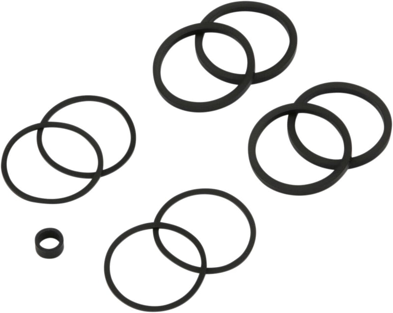 Drag Specialties Caliper Seal Kit Fits Harley-Davidson Dyna, Softail, Touring Models 2003-2016