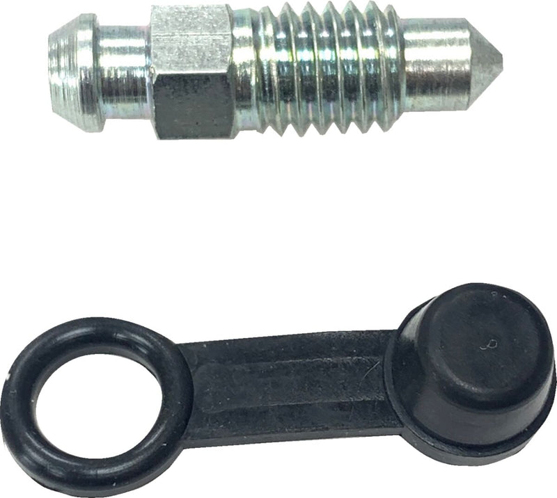 Drag Specialties B17-0725 for 2004-2022 Harley-Davidson Bleeder Nipple Silver Caliper Kit