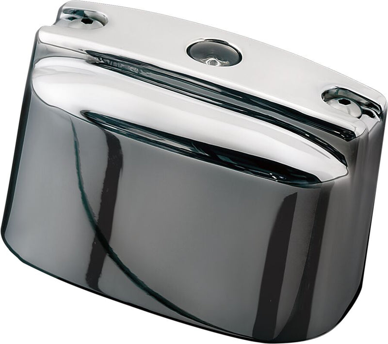 Kuryakyn Rear Master Cylinder Covers In Chrome For Harley-Davidson Touring, Trike & Softail Motorcycles #KUR9128