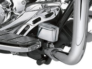 Kuryakyn Rear Master Cylinder Covers In Chrome For Harley-Davidson Touring, Trike & Softail Motorcycles