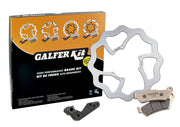 Galfer Oversize Brake Kit Front for 2015-2026 HONDA CRF Black Polished Aluminium Stainless Steel