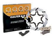 Galfer Oversize Brake Kit Front Black Orange Aluminium Stainless Steel