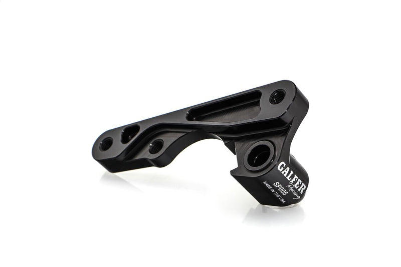 Galfer Brake Caliper Relocation Bracket for 2010-2017 SUZUKI RMX 450 Z Black Oversize Front Billet Aluminium
