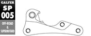 Galfer Brake Caliper Relocation Bracket for 2010-2017 SUZUKI RMX 450 Z Black Oversize Front Billet Aluminium Each