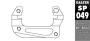Galfer Brake Caliper Relocation Bracket Black Oversize Front Billet Aluminium