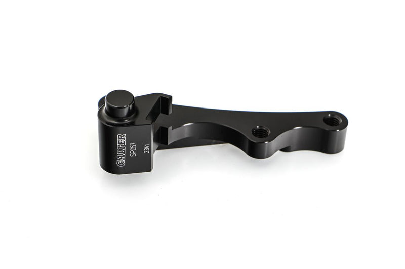 Galfer Brake Caliper Relocation Bracket for 2019-2026 KAWASAKI Black Oversize Front Billet Aluminium #SP057
