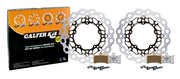 Galfer Oversize Brake Kit Front for 2012-2026 YAMAHA Black Stainless Steel Floating Aluminium