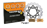 Galfer Oversize Brake Kit Front for 2017-2026 HONDA X-ADV 750 Black Stainless Steel Floating Aluminium