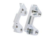 Rick's Motorcycles BRAKE CALIPER RELOCATION BRACKET for 2014-2023 Harley-Davidson Caliper Bracket Aluminium Silver Front Kit