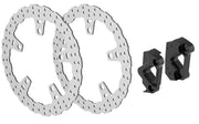 Rick's Motorcycles BRAKE ROTOR KIT WAVE for 2024-2025 Harley-Davidson Black Stainless Steel Solid-Mount Front One Piece (Fixed) Aluminium