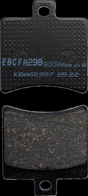EBC Organic Base "FA" Brake Pads FA Series Rear Rear Left Aramid Fibre Set of 2 #FA298