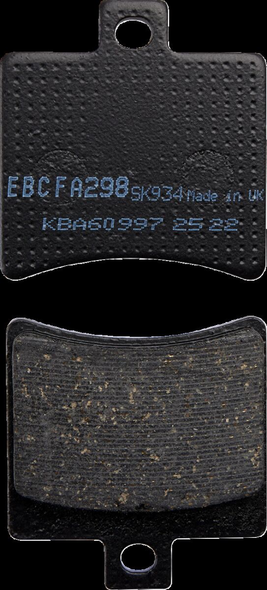 EBC Organic Base "FA" Brake Pads FA Series Rear Rear Left Aramid Fibre Set of 2 #FA298