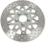 EBC Custom Stainless Steel Rear Brake Rotor for 2000-2017 Harley-Davidson Silver Narrow Band Two Piece (Floating) #RSD016