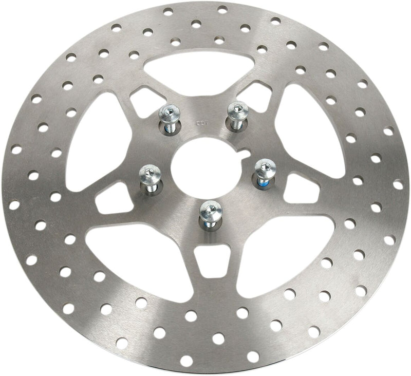 EBC FSD Series Stainless Steel Front Brake Rotor for Big Twins for 1984-2006 Harley-Davidson Machined Solid One Piece (Fixed) Wide Band