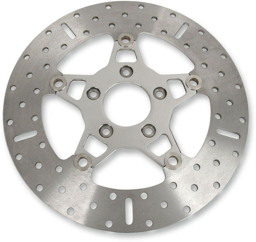 EBC FSD Series Stainless Steel Front Brake Rotor for Big Twins for 2000-2017 Harley-Davidson Polished 5-Button Two Piece (Floating) Wide Band