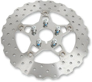 EBC FSD Series Stainless Steel Front Brake Rotor for Big Twins for 1984-2006 Harley-Davidson Polished 5-Button Two Piece (Floating) Wide Band