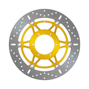 EBC X-Series Brake Rotor for 2000-2003 HONDA CBR Floating Wave® Gold Silver Full-Floating Front Two Piece (Floating) Aluminium Stainless Steel