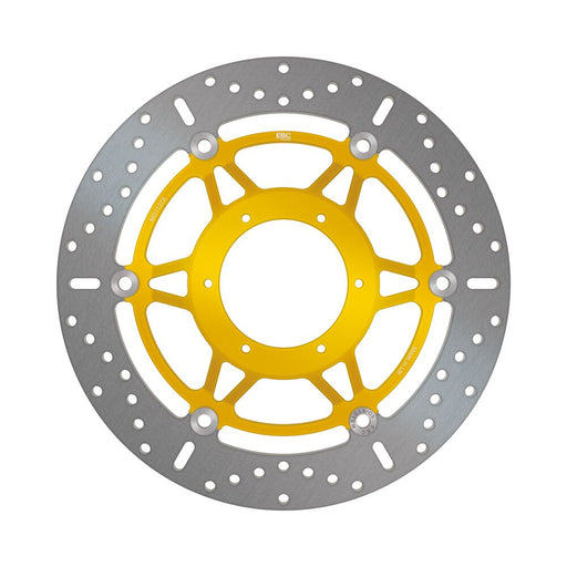 EBC X-Series Brake Rotor for 2000-2003 HONDA CBR Floating Wave® Gold Silver Full-Floating Front Two Piece (Floating) Aluminium Stainless Steel