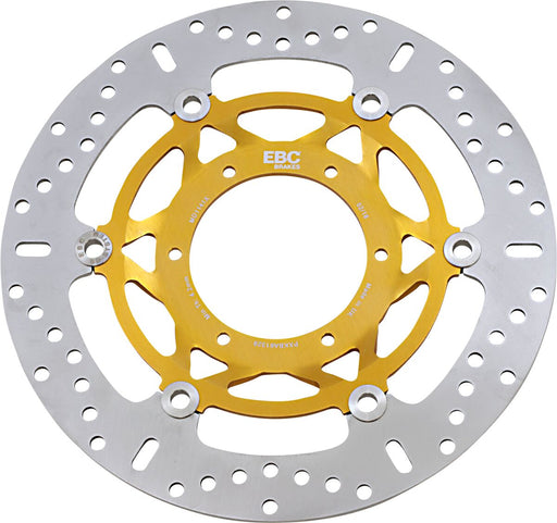 EBC MD Series Pro-Lite Contour X Brake Rotor for 2001-2007 HONDA Polished Yellow Front Two Piece (Floating) Steel