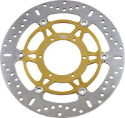 EBC MD Series Pro-Lite Contour X Brake Rotor for 2004-2016 HONDA CBR 1000 RR Polished Yellow Front Two Piece (Floating) Steel