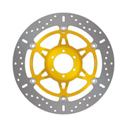 EBC X-Series Brake Rotor Floating Wave® Gold Silver Full-Floating Front Two Piece (Floating) Aluminium Stainless Steel