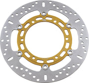 EBC MD Series Pro-Lite Contour X Brake Rotor for 1996-2016 YAMAHA Polished Yellow Front Two Piece (Floating) Steel