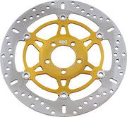 EBC MD Series Pro-Lite Contour X Brake Rotor for 1989-2006 KAWASAKI Polished Yellow Front Two Piece (Floating) Steel #MD4012X