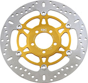 EBC MD Series Pro-Lite Contour X Brake Rotor for 1998-2002 KAWASAKI Polished Yellow Front Two Piece (Floating) Steel