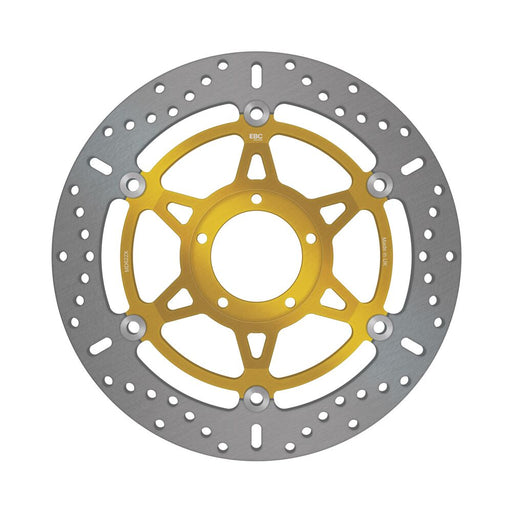 EBC X-Series Brake Rotor for 2003-2006, 2008-2011 DUCATI X Series Gold Stainless Steel Front Two Piece (Floating)