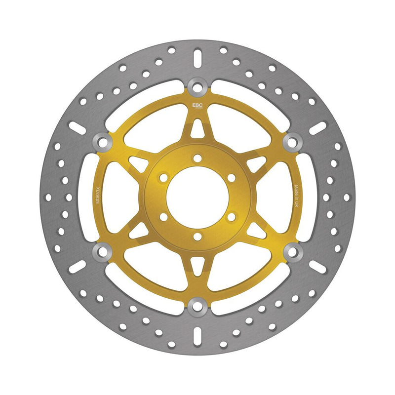 EBC X-Series Brake Rotor X Series Gold Stainless Steel Front Two Piece (Floating)