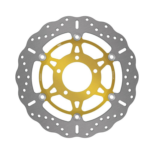 EBC Contour X Series Brake Rotor for 2001-2018 TRIUMPH XC Series Gold Silver Front Two Piece (Floating) Aluminium Alloy High-Carbon Stainless Steel...
