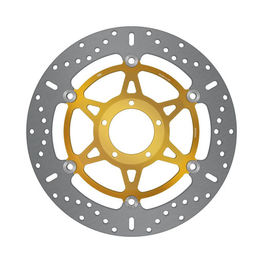 EBC X-Series Brake Rotor for 2007-2013, 2018-2025 DUCATI X Series Gold Silver Front Rear Two Piece (Floating) Aluminium Alloy Stainless Steel