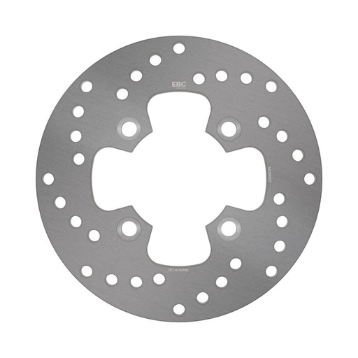 EBC Round D-Series Scooter Brake Rotor for 1987-1998 HONDA CN 250 Scooter Series Silver Stainless Steel Front One Piece (Fixed)