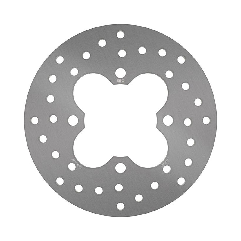 EBC Round D-Series Scooter Brake Rotor for 1998-2002 HONDA X8R/ SZX 50 Scooter Series Silver Stainless Steel Rear One Piece (Fixed) #MD921D