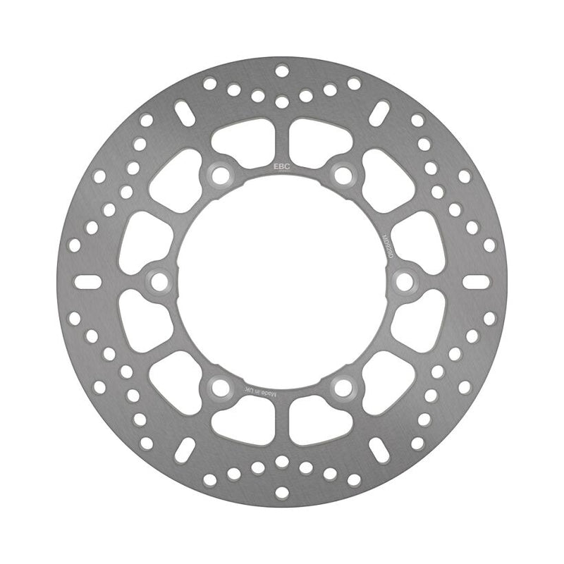 EBC Round D-Series Scooter Brake Rotor for 1998-2002 SUZUKI Scooter Series Silver Stainless Steel Front One Piece (Fixed)