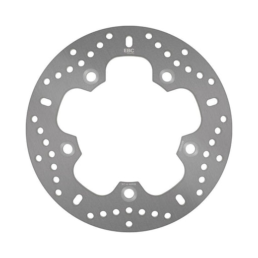 EBC Round D-Series Scooter Brake Rotor for 1998-2002 SUZUKI Scooter Series Silver Stainless Steel Rear One Piece (Fixed)