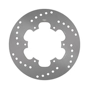 EBC Round D-Series Scooter Brake Rotor Scooter Series Silver Stainless Steel Front One Piece (Fixed)
