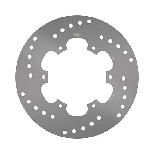 EBC Round D-Series Scooter Brake Rotor Scooter Series Silver Stainless Steel Front One Piece (Fixed)