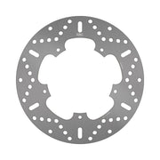EBC Round D-Series Scooter Brake Rotor for 2000-2014 PIAGGIO Scooter Series Silver Stainless Steel Front One Piece (Fixed)