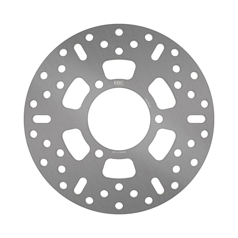 EBC Round D-Series Scooter Brake Rotor Scooter Series Silver Stainless Steel Rear One Piece (Fixed)