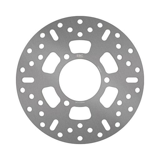 EBC Round D-Series Scooter Brake Rotor Scooter Series Silver Stainless Steel Rear One Piece (Fixed)
