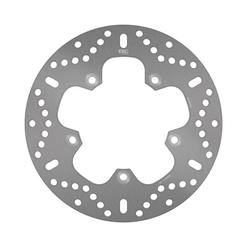 EBC Round D-Series Scooter Brake Rotor for 2000-2003 BMW Scooter Series Silver Stainless Steel Front One Piece (Fixed)