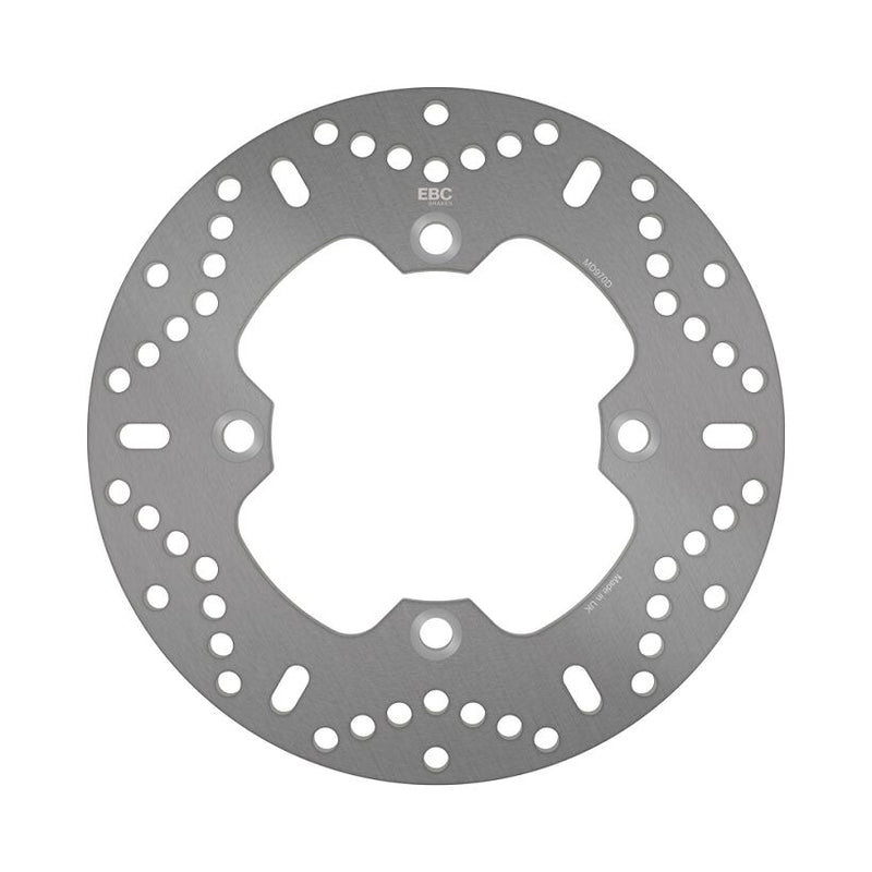 EBC Round D-Series Scooter Brake Rotor for 2000-2009 HONDA Scooter Series Silver Stainless Steel Front One Piece (Fixed)
